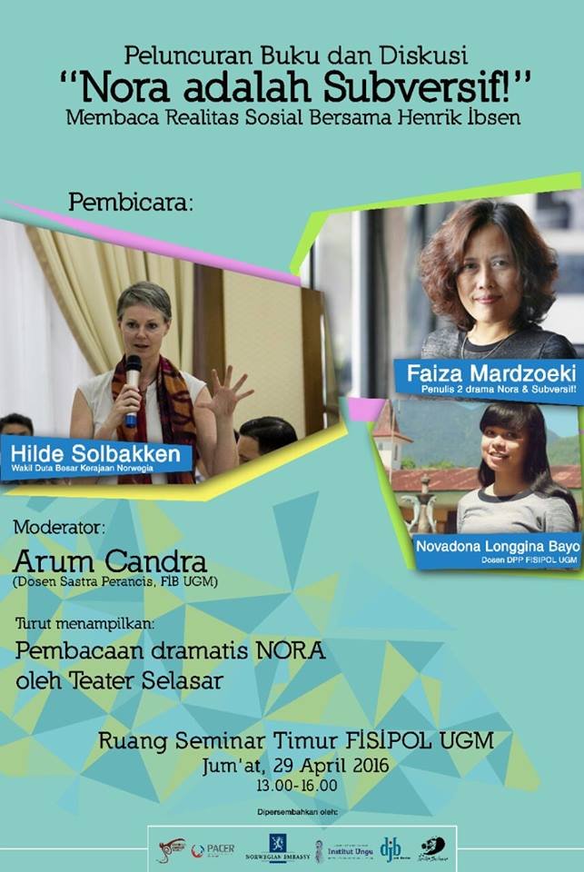 PELUNCURAN BUKU DAN DIKUSI- NORA ADALAH SUBVERSIF-
